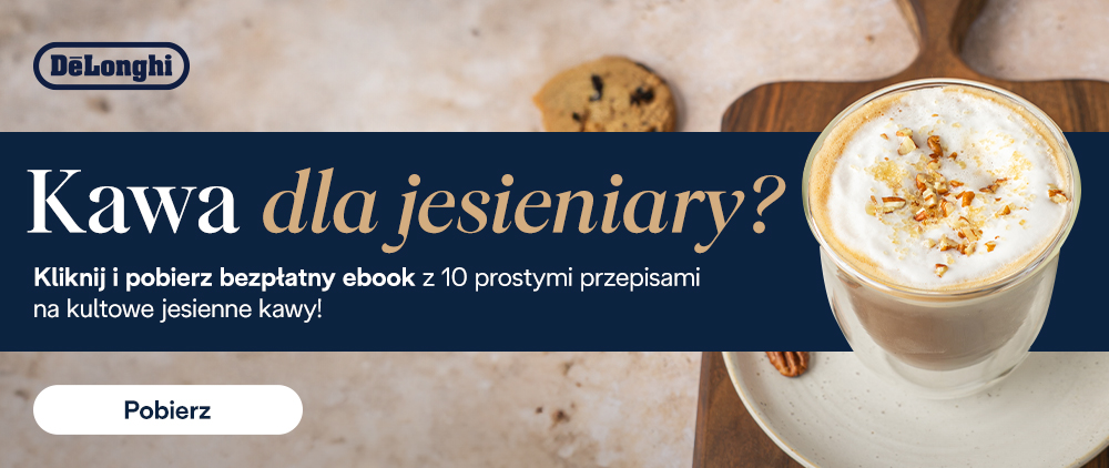 Kawa dla jesieniary? Kliknij i pobierz bezpłatny ebook z 10 prostymi przepisami na kultowe jesienne kawy!